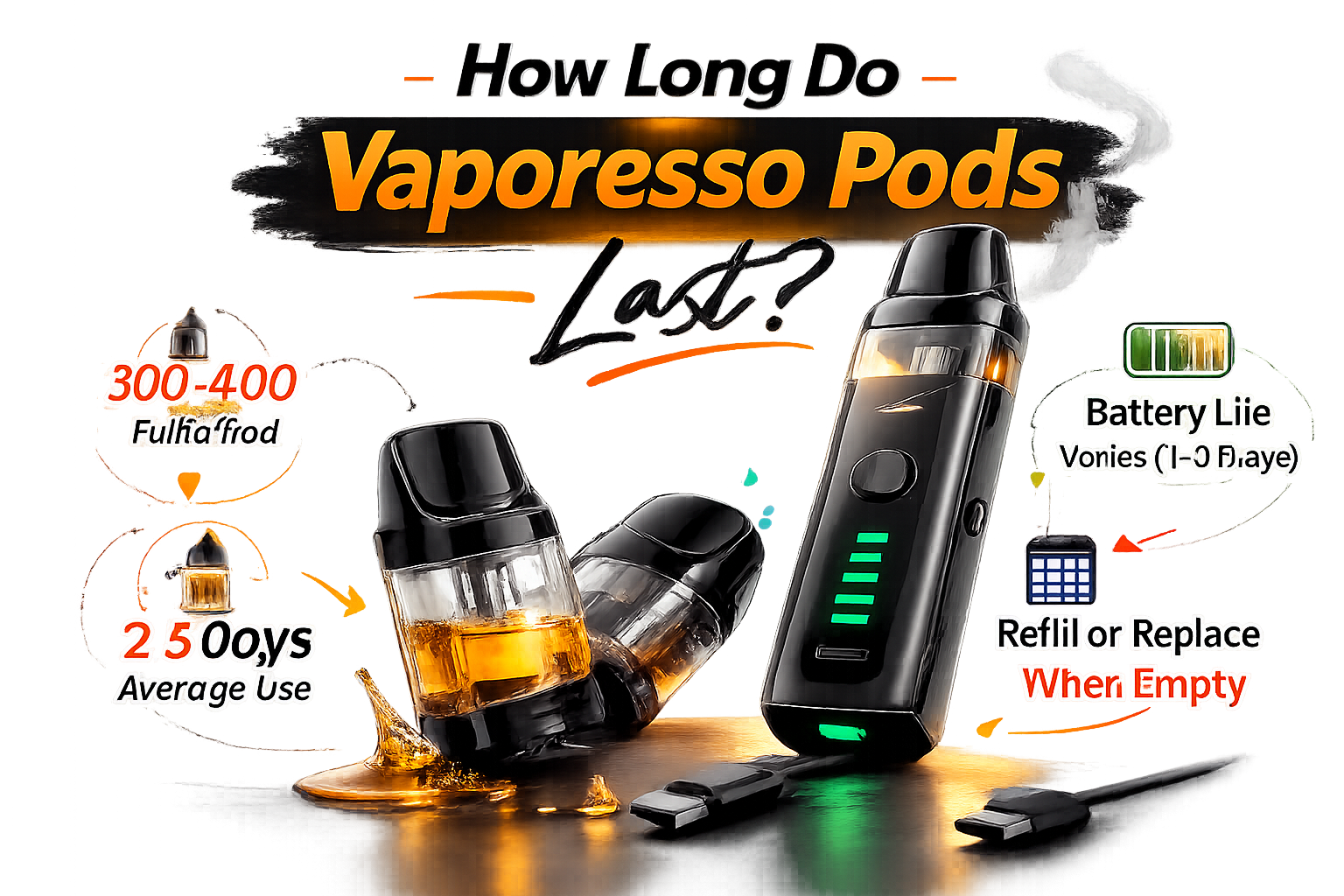 How Long Do Vaporesso Pods Last? A Complete Guide for Vape Users How Long Do Vaporesso Pods Last? A Complete Guide for Vape Users