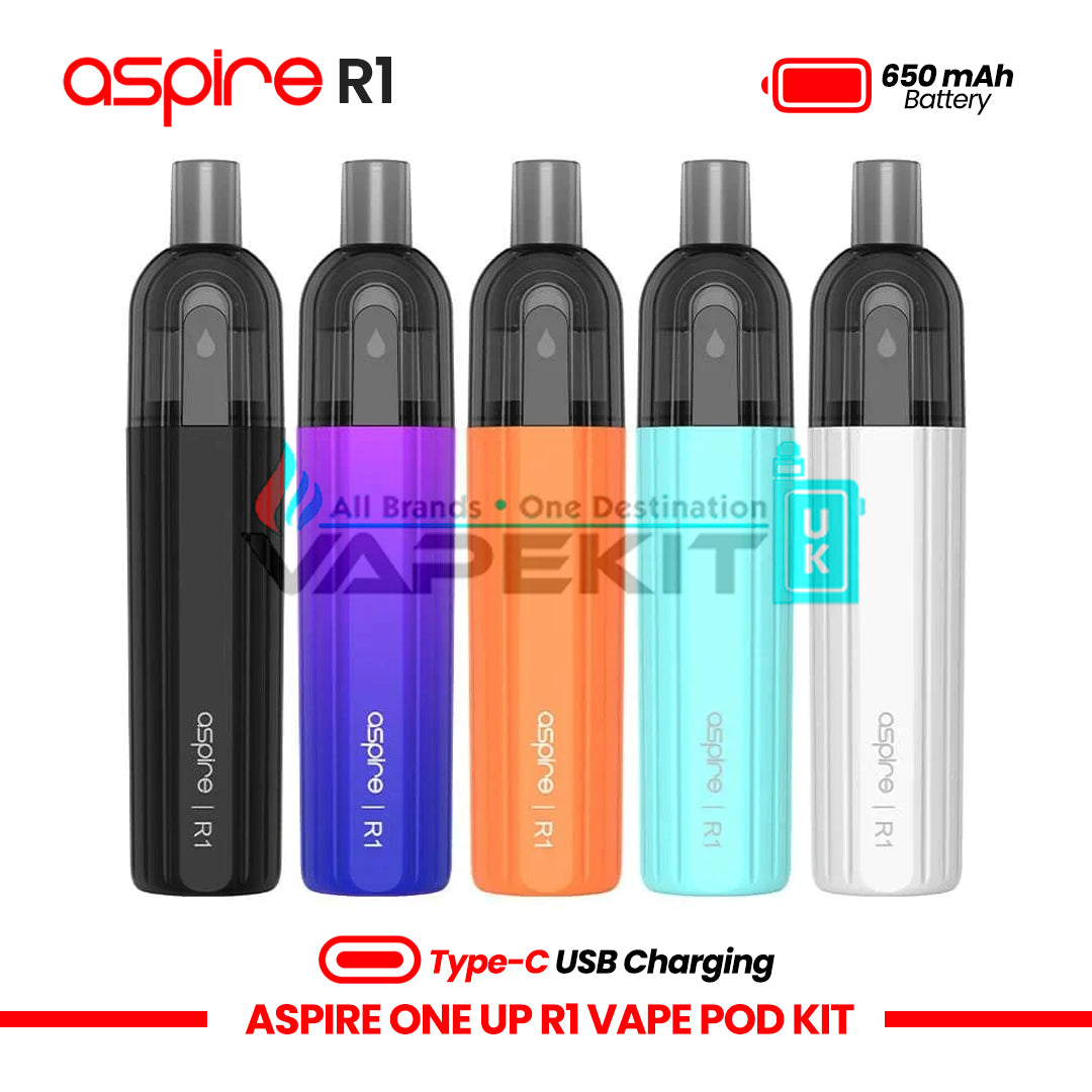 Aspire One Up R1 Vape Pod Kit-Just for 8.95 Aspire One Up R1 Vape Pod Kit-Just for 8.95