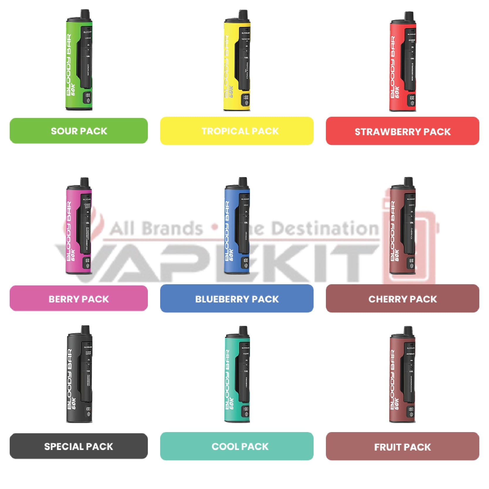 bloody bar vape Bloody Bar 60K 4-in-1 Pod Kit