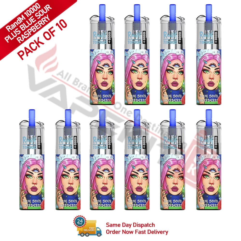 Blue Sour Raspberry Randm 10k Plus