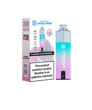 Blue sour raspberry crystal prime 10000 Aura Bar
