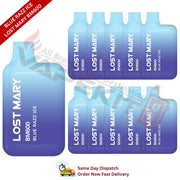 Blue Razz Ice Lost Mary BM600 Disposable Vape