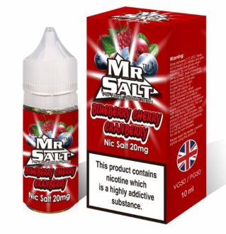 BlueberryRaspberryCherryMrSalts-Nic Salts