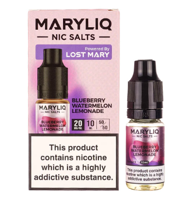 MaryLiq Lost Mary 10mg/20mg Blueberry Watermelon Lemonade Nic Salt