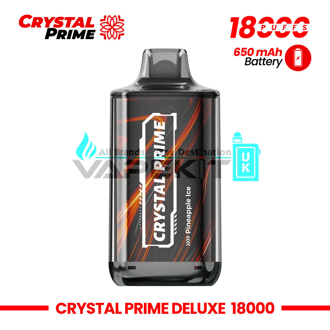 Crystal Prime Deluxe 18k Puffs Pineapple Ice-10.99(Next day Delivery)