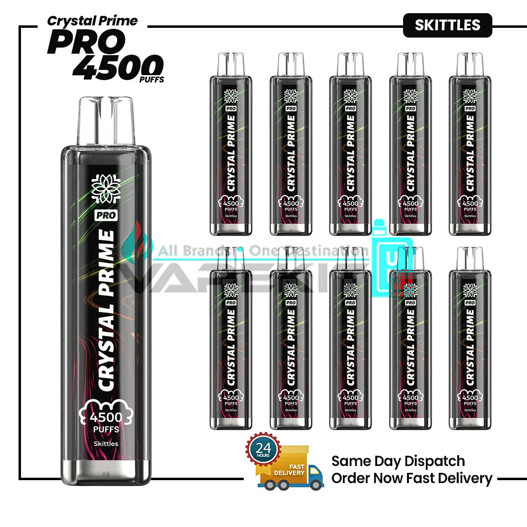 Crystal Prime Pro 4500 Skittles Prefilled Vape Pod Device Crystal Prime Pro 4500 Skittles Prefilled Vape Pod Device