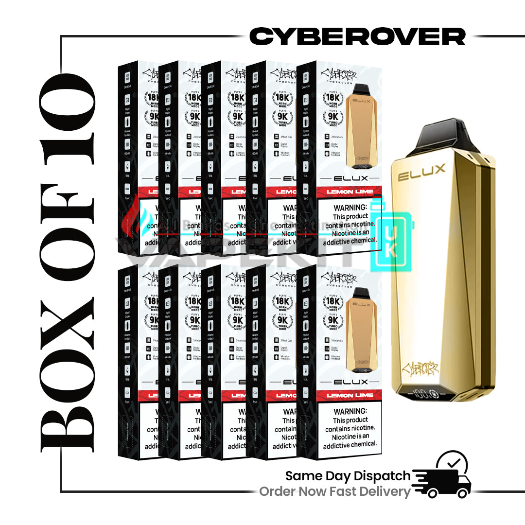Elux Cyberover 15k Puffs Lemon & Lime (Box of 10) Prefilled -77.95
