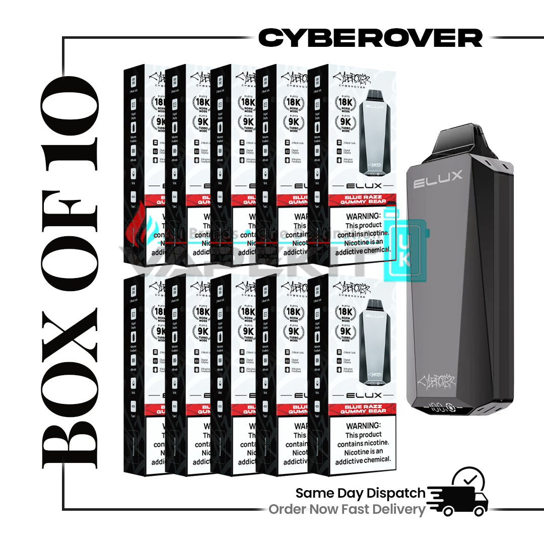 Elux Cyberover 15k Puffs Blue Razz Gummy Bear