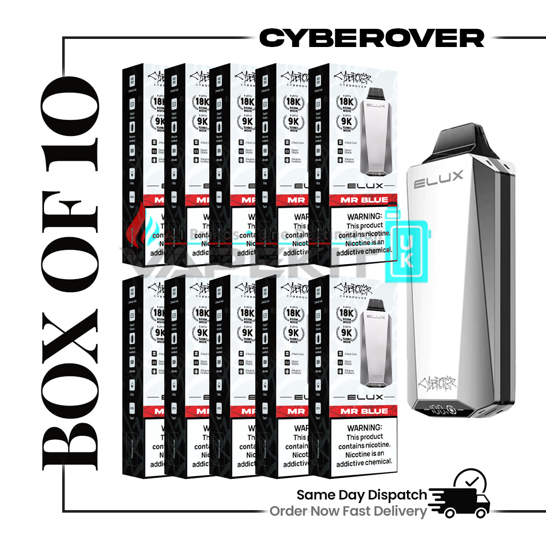 15k Puffs Elux Cyberover Mr Blue