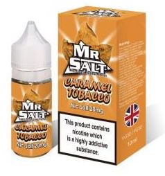 CaramelTobaccoMrsalts -Nic Salts