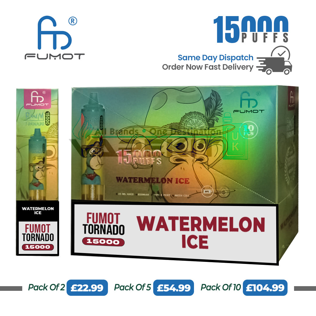 Fumot 12000 Watermelon Ice Buy Original Fumot Digital Box 12000 Puffs  Disposable Vape - Chillzone - Price Blueberry Watermelon- Ice Adjust 12000  Ml VOLTBAR SWITCH KIT - WATERMELON ICE (12000 PUFFS ICE ADJUST - 12000