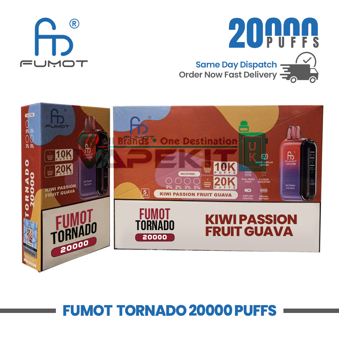 elfbar nachfüll pod läuft aus UZY Tornado 20000 20K Puffs Original LED Display Edition Disposable Vape  Pen main image 0