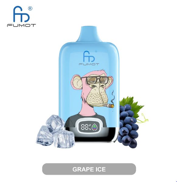 Fumot Grape Ice 12000 Puffs Prefilled Vape Only 11.99! Fumot Grape Ice 12000 Puffs Prefilled Vape Only 11.99!