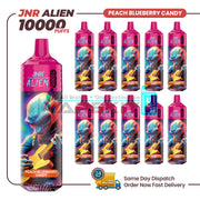 JNR Alien Peach Blueberry Candy 10000 Puffs Disposable Vape