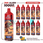 JNR Alien Blue Razz Cherry 10000 Puffs Disposable Vape