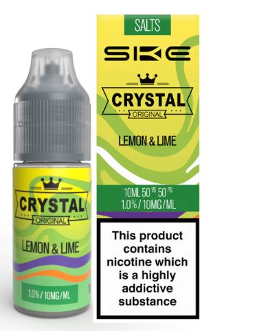 SKE Crystal E-liquid Nic Salts Lemon & Lime (Box of 10)- 18.99 SKE Crystal E-liquid Nic Salts Lemon & Lime (Box of 10)- 18.99