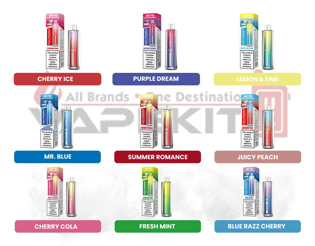 Juicy Pod Novamax 10K Prefilled Pod Kit – Just at £7.99