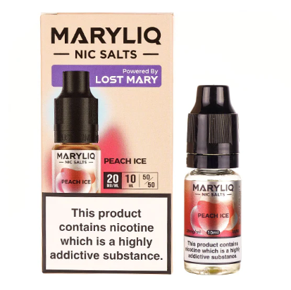 MaryLiq Lost Mary 10mg/20mg Peach Ice Nic Salt