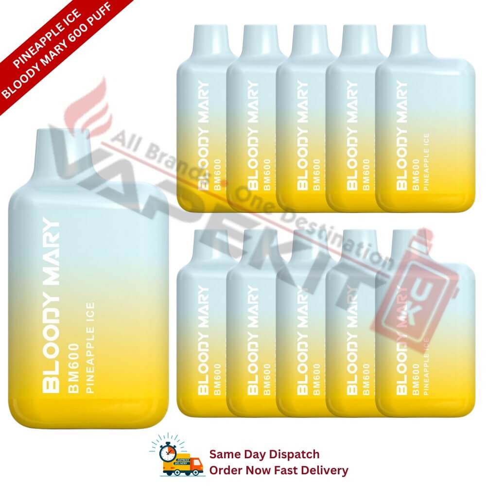 Pineapple Ice Bloody Mary 600 Puff Box of 10