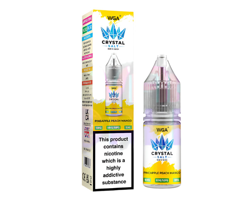 WGA Crystal Nic Salt Pine Apple Peach
