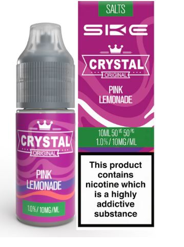 SKE Crystal E-liquid Nic Salts Pink Lemonade (Box of 10)- 18.99 SKE Crystal E-liquid Nic Salts Pink Lemonade (Box of 10)- 18.99