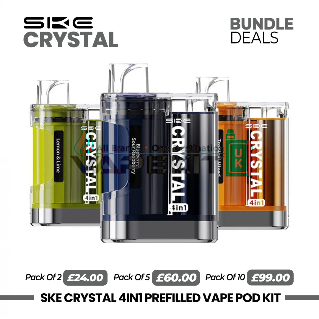 SKE Crystal 4in1 Prefilled Vape Pod Kit-£12.89