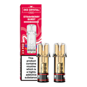 SKE Crystal Plus Prefilled Strawberry Burst Vape Pods