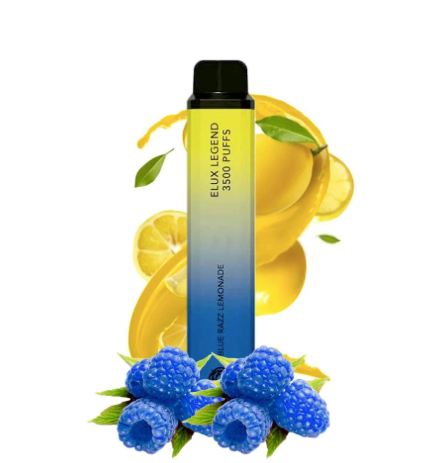 Blue Razz Lemonade Box Elux Legend 3500 Puffs