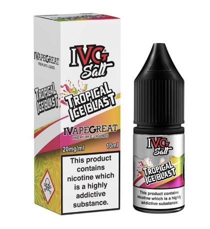 10 Tropical Ice Blast IVG Salts 10ml E-Liquids