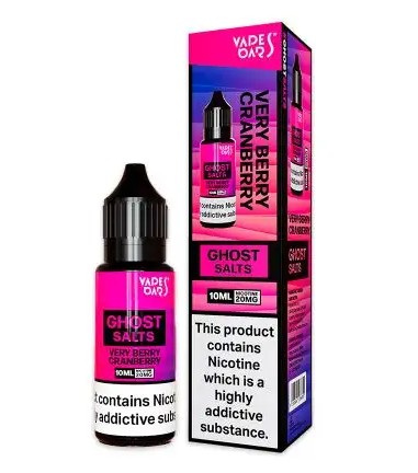 Vapes Bars Ghost Nic salts Very Berry Cranberry