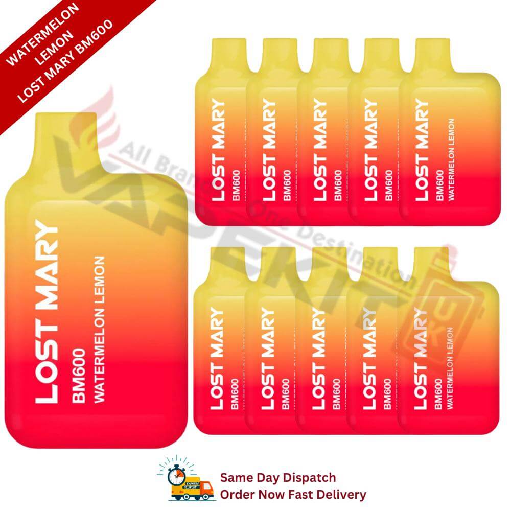 Watermelon Lemon Lost Mary BM600 Disposable Vape