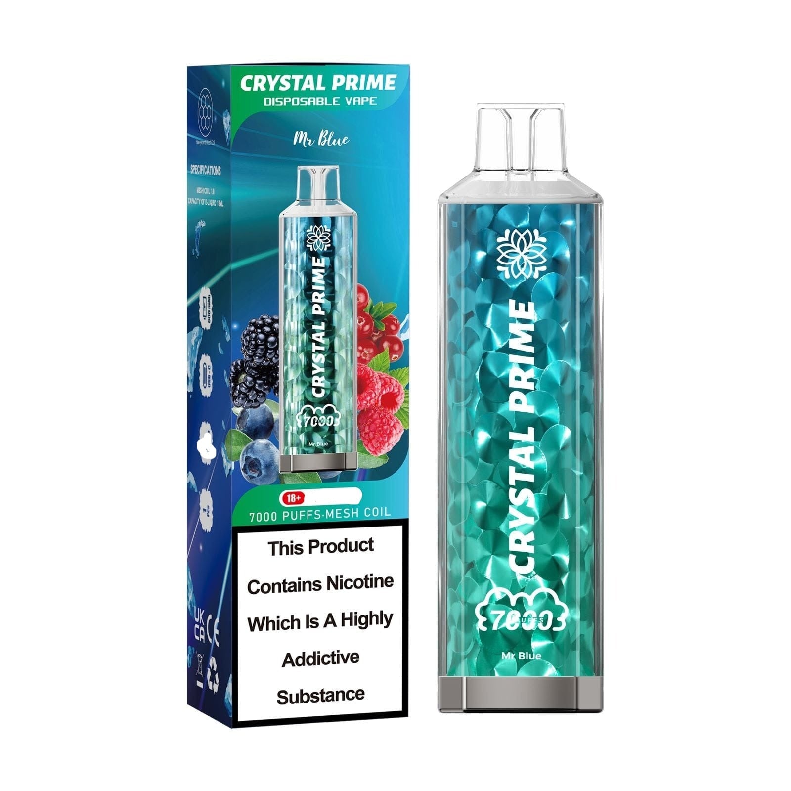 15000 Geschmack Randm Tornado 9000 0mg Mr Blue 9000 Disposable  Royal Vapes  Mr Blue Vape Liquid
