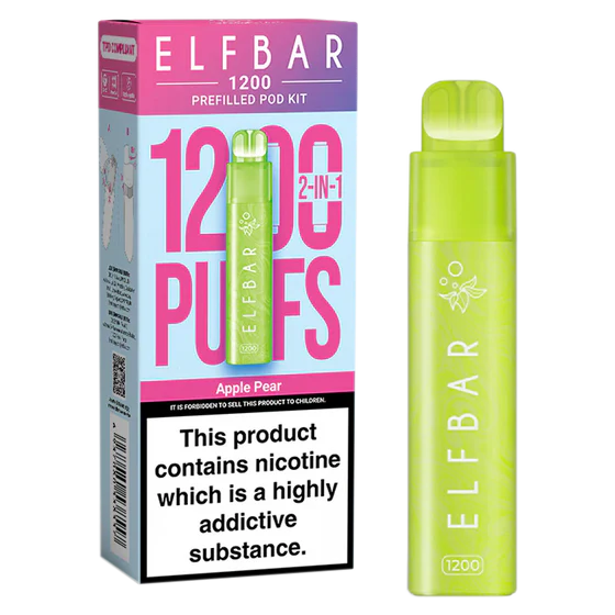Apple Pear Elf Bar 1200 Prefilled Pod Kit