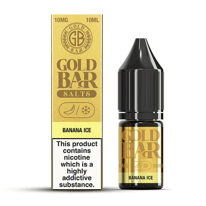 Banana Ice Gold Bar Nic Salts Box Of 10