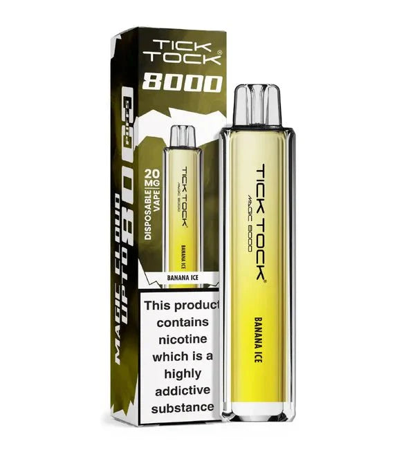 Tick Tock Magic 8000 Vape (Pack of 5) – Buy Now for Just £40.00!