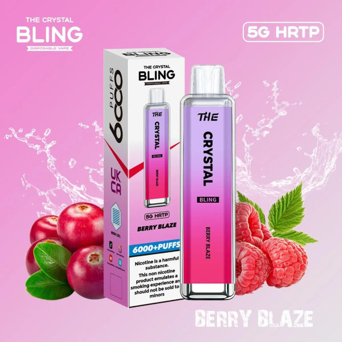 Berry Blaze Crystal Bling 6000 Box of 10