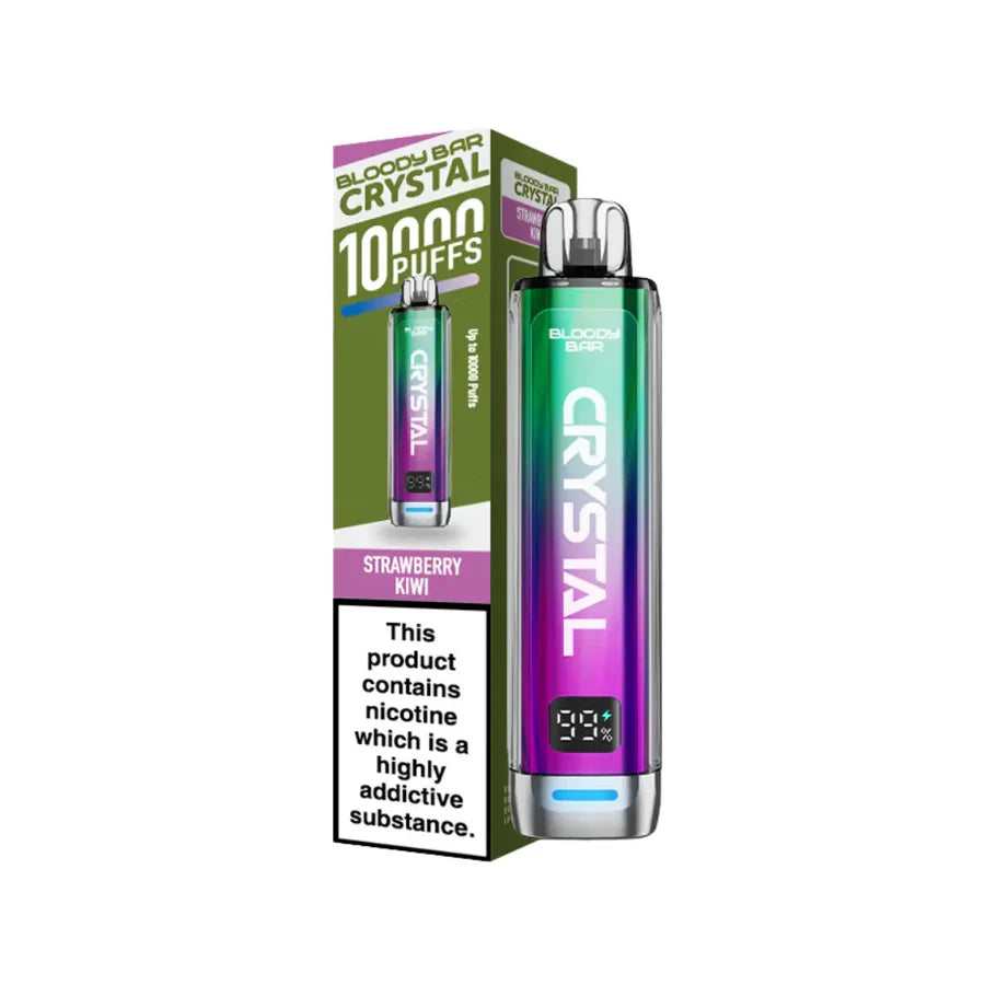 Bloody Bar Crystal 10k Vape Kit Strawberry Kiwi
