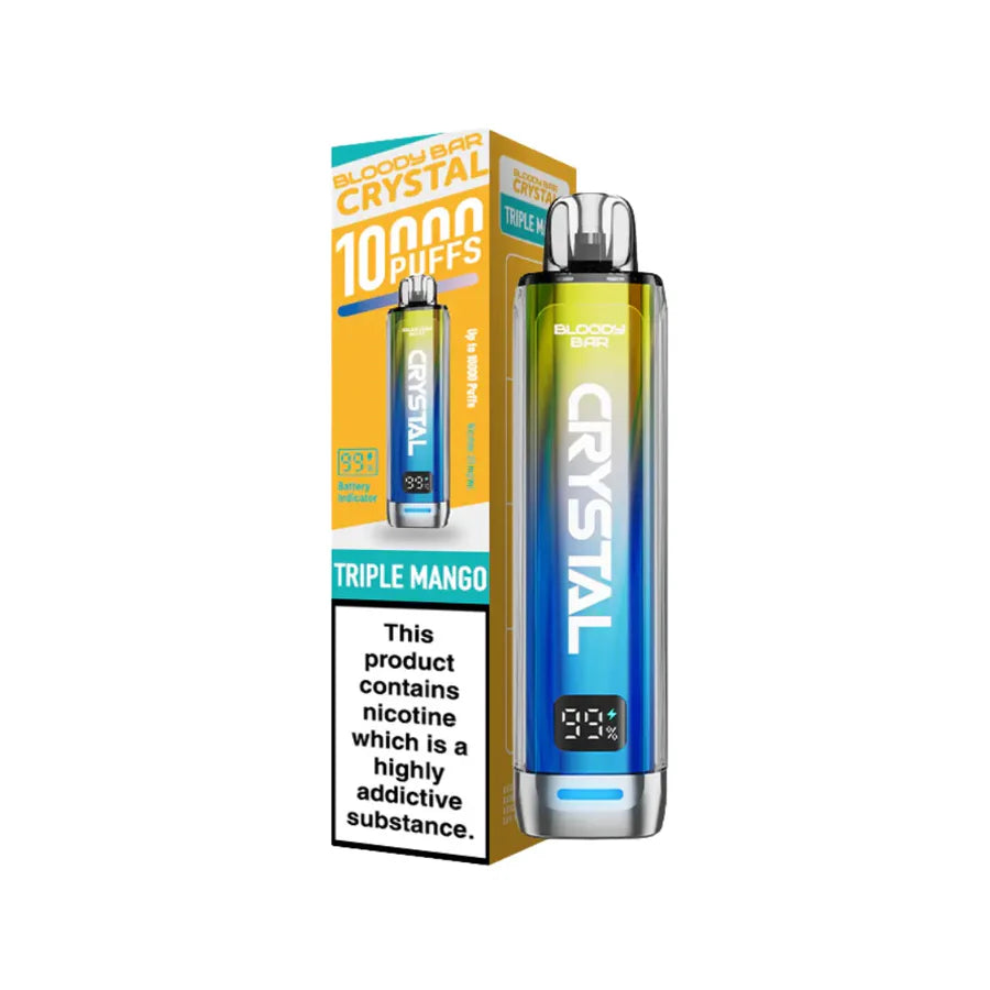 Bloody Bar Crystal 10k Vape Kit Triple Mango