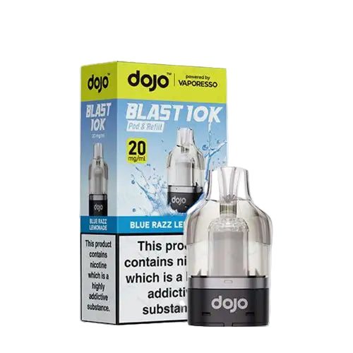 Blue Razz Lemonade Dojo Blast 10K Replacement Pods