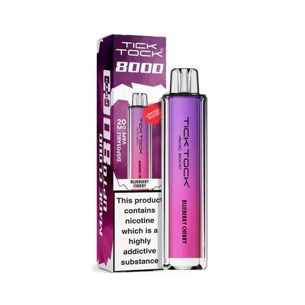 Tick Tock Magic 8000 Vape (Pack of 5) – Buy Now for Just £40.00!