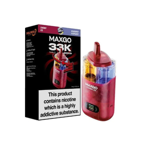 Cherry Ice/ Blueberry Raspberry RELX Maxgo Combo 33000 Puffs