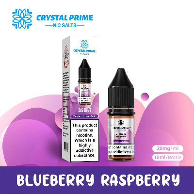 Crystal Prime 7000 Nic Salts 10ml E-liquid Blueberry Raspberry