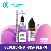 Blueberry Raspberry Crystal Prime 7000 Nic Salts 10ml E-liquid Box Of 10