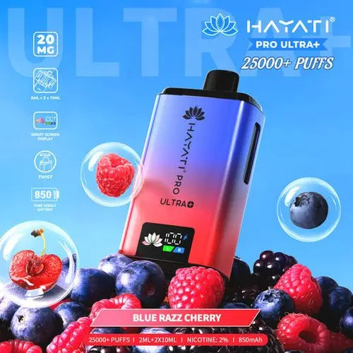 Hayati Pro Ultra Plus 25000: Blue Razz Cherry