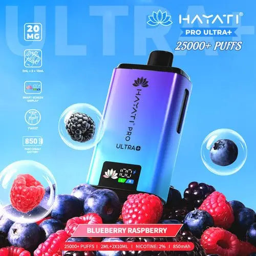 Hayati Pro Ultra Plus 25000: Blueberry Raspberry