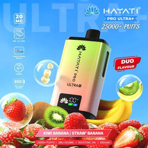 Hayati Pro Ultra Plus 25000 Kiwi Banana/ Straw' Banana