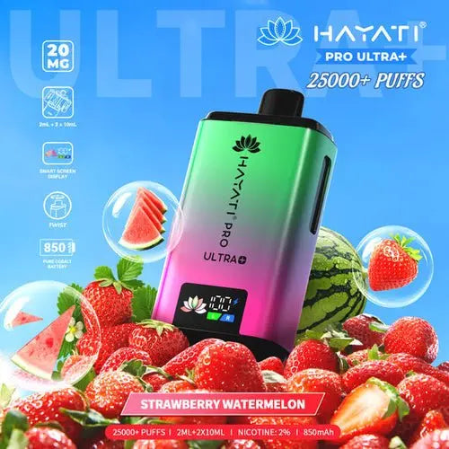 Hayati Pro Ultra Plus 25000 Strawberry Watermelon