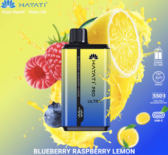 Blueberry Raspberry Lemon 15000 Hayati Pro Ultra