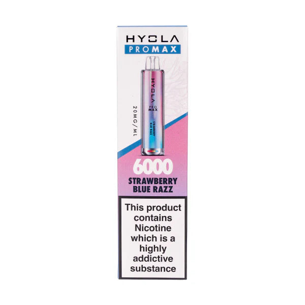 Strawberry Bue Razz Hyola Pro Max 6000 Disposable Vape