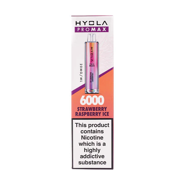 Strawberry Rasberry Ice Hyola Pro Max 6000 Disposable Vape